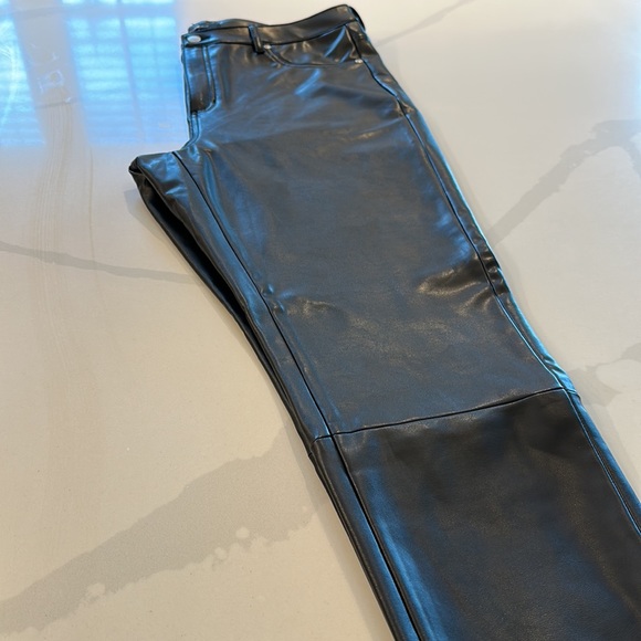***Host Pick*** 7 For all Mankind faux leather pants - Picture 3 of 12